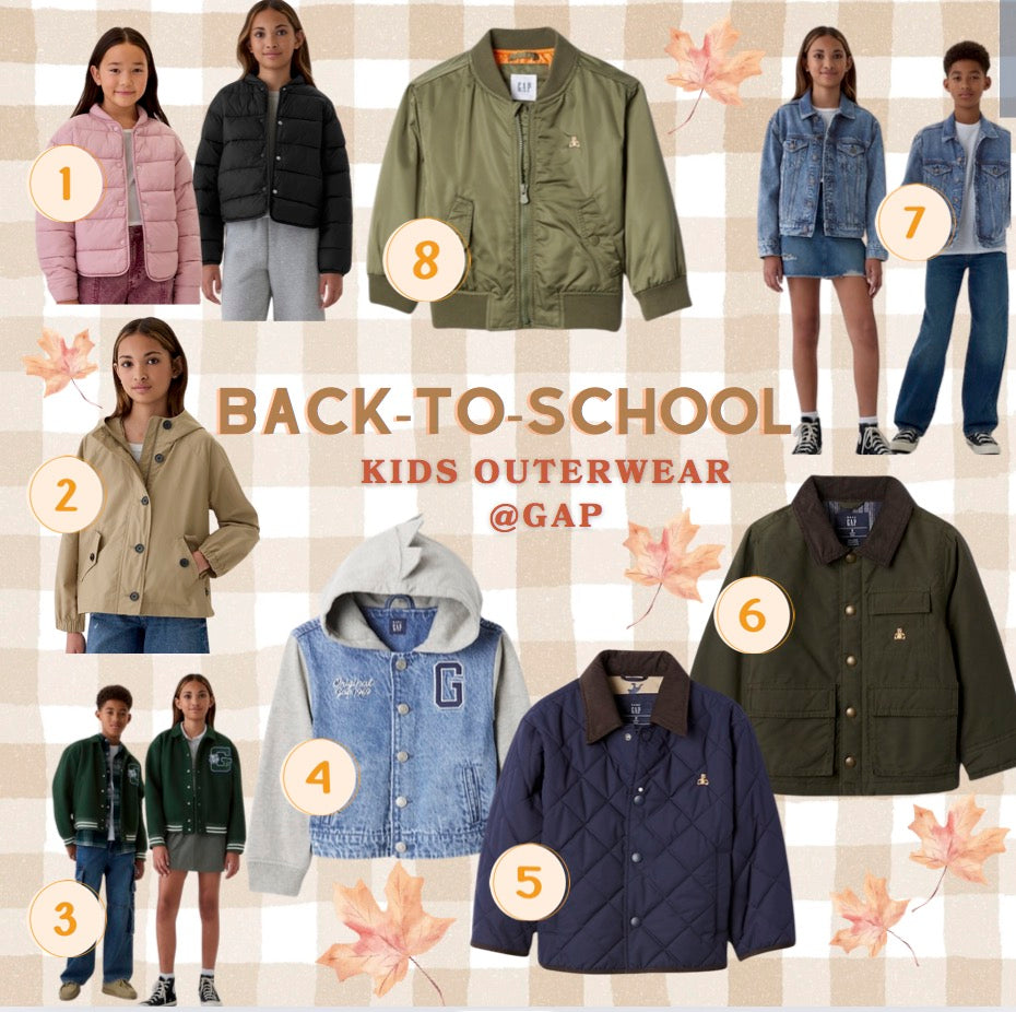 Fall Outerwear Picks for Kids - GAP