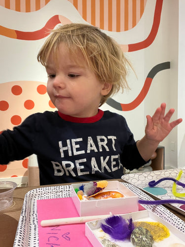 Valentine’s Day Sensory Bin for Kids