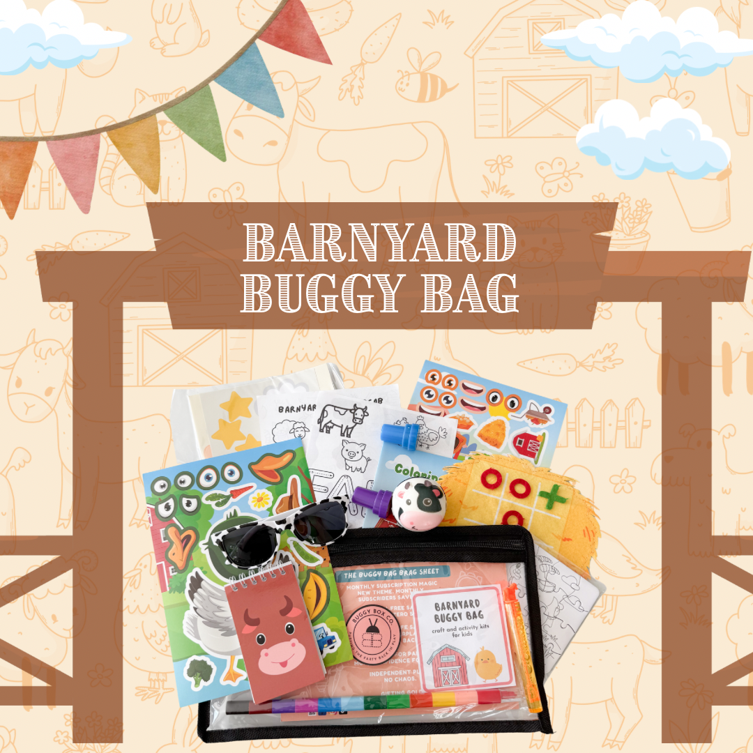 Barnyard Activity Kit for Kids | Farm-Themed Screen-Free Fun | Buggy Box Co.
