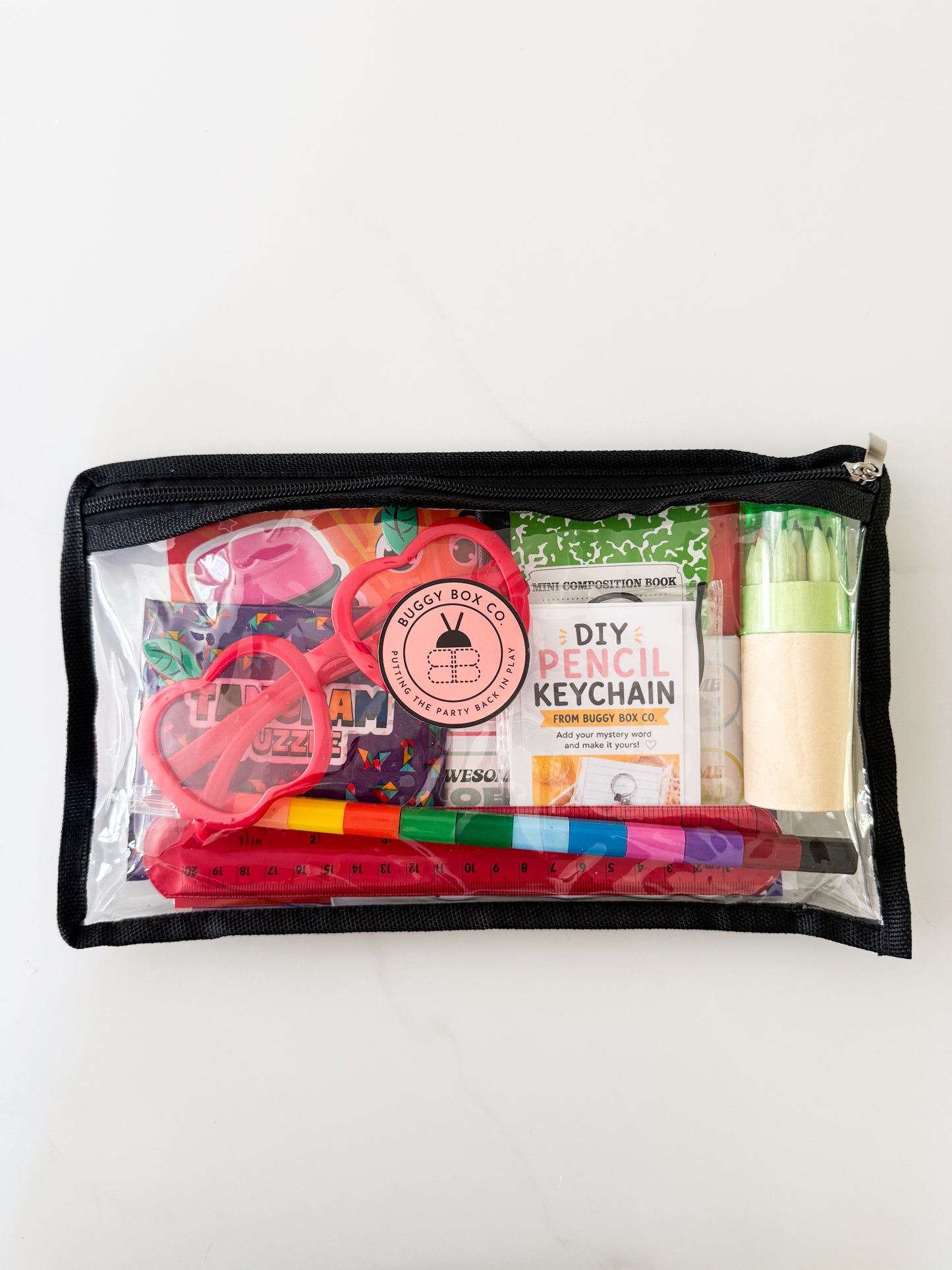 Bookworm Activity Kit for Kids | School-Themed Screen-Free Fun | Buggy Box Co.