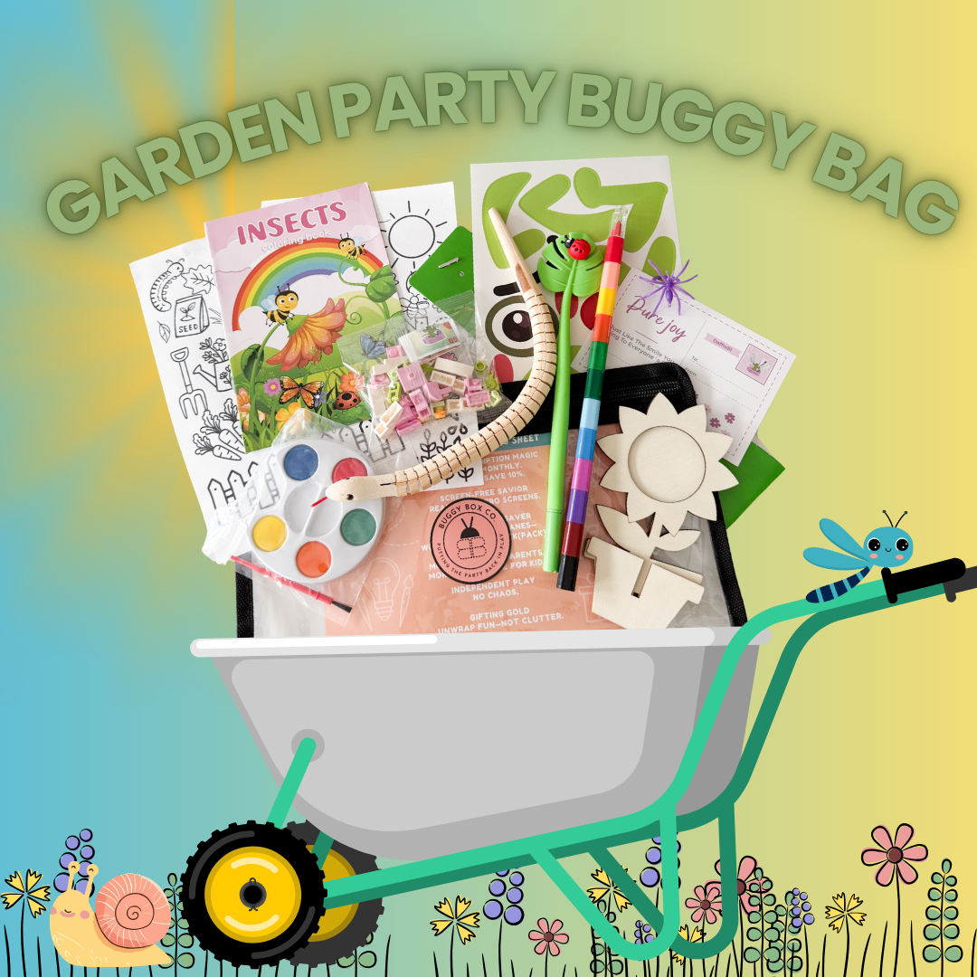 Garden Party Buggy Bag – Screen-Free Spring Activity Kit for Kids