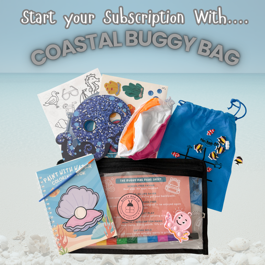 Buggy Box Co. Kids Activity SUBSCRIPTION - Monthly Screen-Free Craft Kits