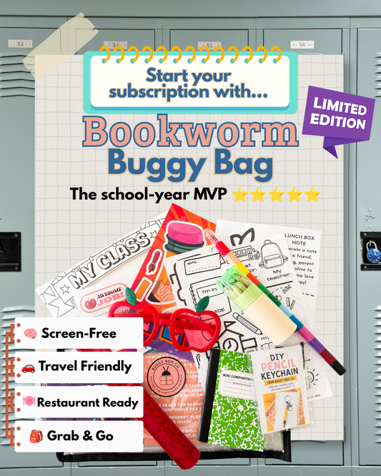 Buggy Box Co. Kids Activity SUBSCRIPTION - Monthly Screen-Free Craft Kits