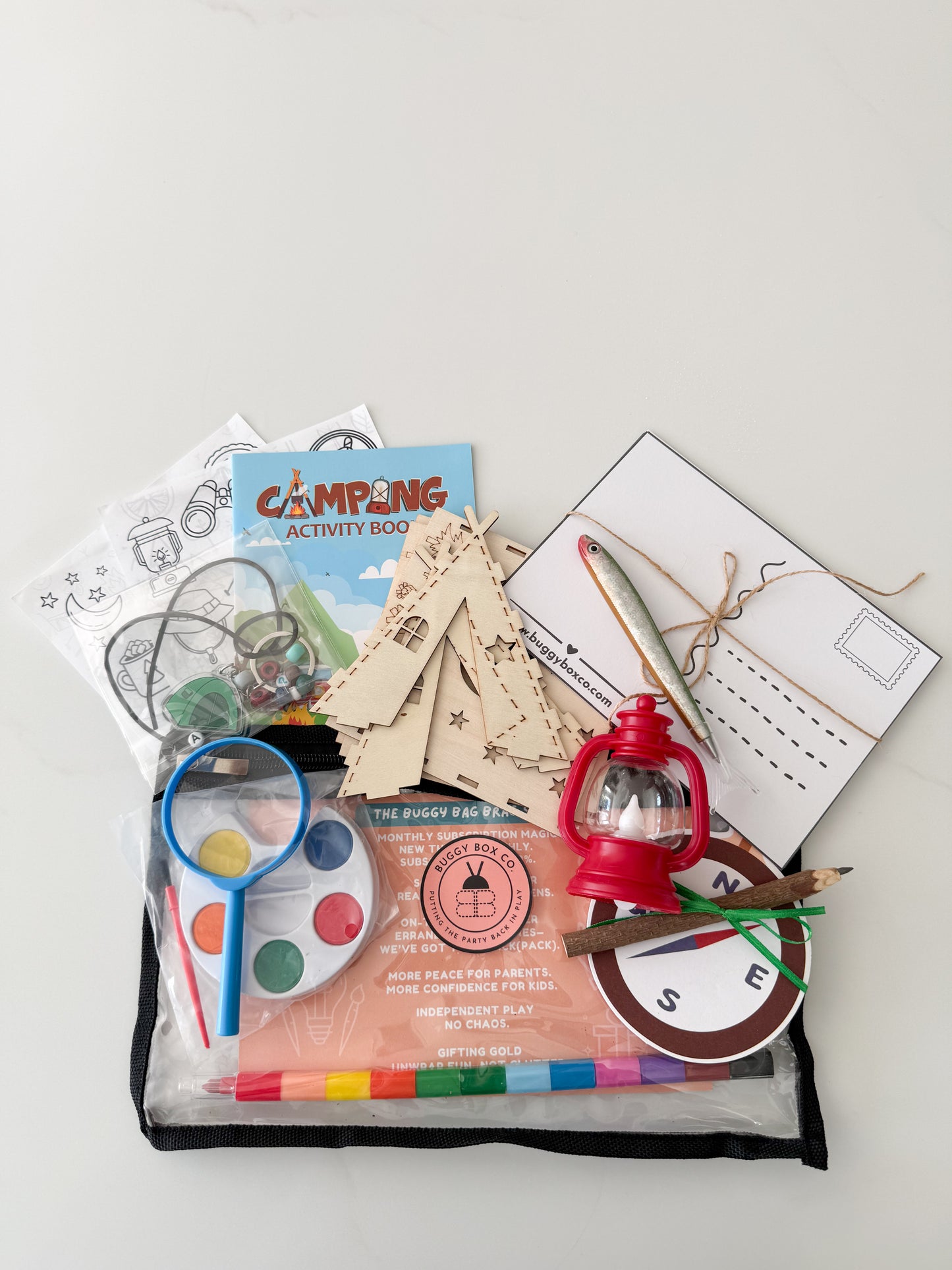 Buggy Box Co. Kids Activity SUBSCRIPTION - Monthly Screen-Free Craft Kits