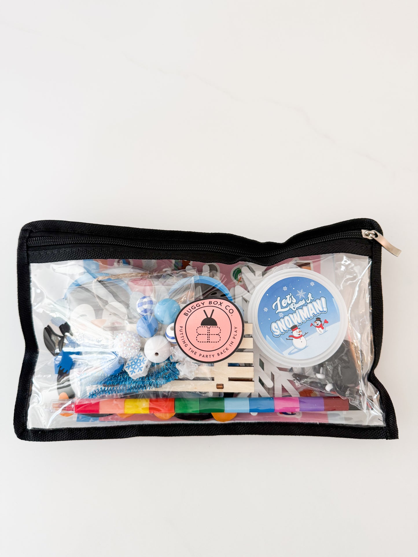 ❄️ Snow Day Buggy Bag™ | Screen-Free Winter Activity Kit for Kids